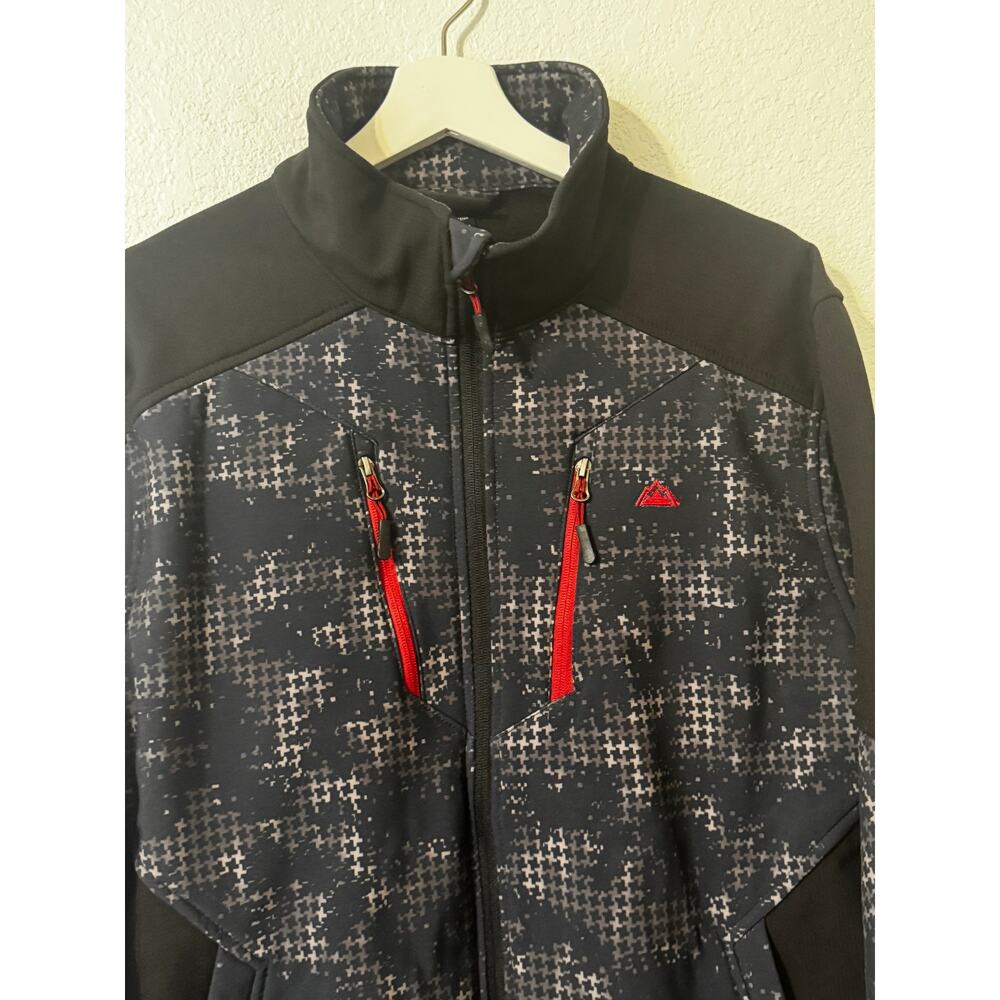 Snozu Performance‎ Men's Ski Jacket Black Dark Red Accent Size M - Picture 3 of 12
